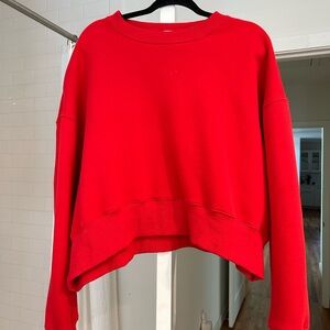 TCEC! red sweatshirt and sweatshort set!